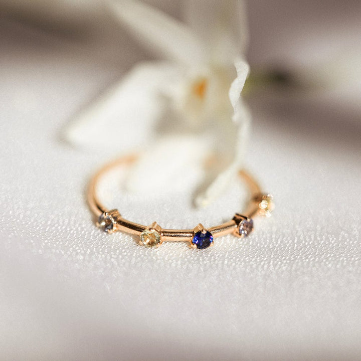 Five Birthstone Stacker - Consider the Wldflwrs