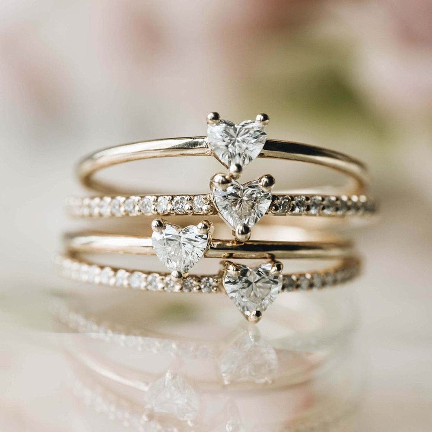 Heart Diamond Stacker - Consider the Wldflwrs