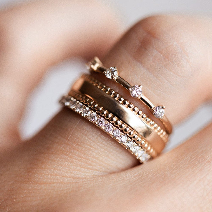 White Diamond Twinkle Band Eternity (Earth-Mined) - Consider the Wldflwrs