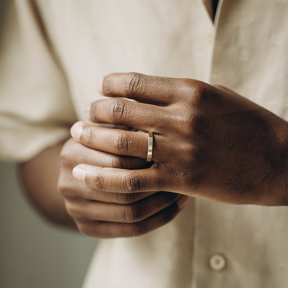 3mm Flat Band with Comfort Fit - Consider the Wldflwrs