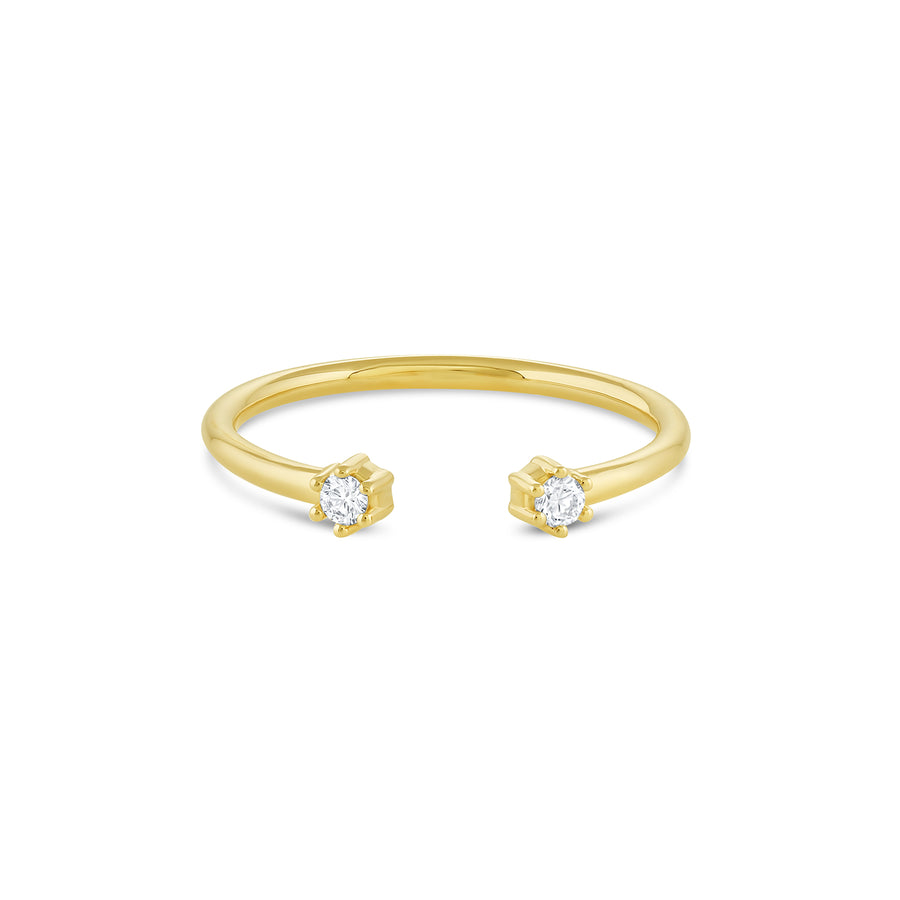 Blossom Cuff Diamond Ring (Earth Mined) - Consider the Wldflwrs