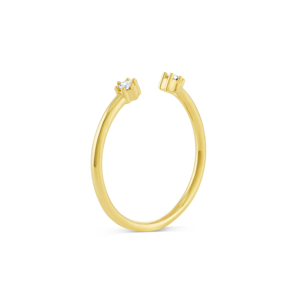 Blossom Cuff Diamond Ring (Earth Mined) - Consider the Wldflwrs
