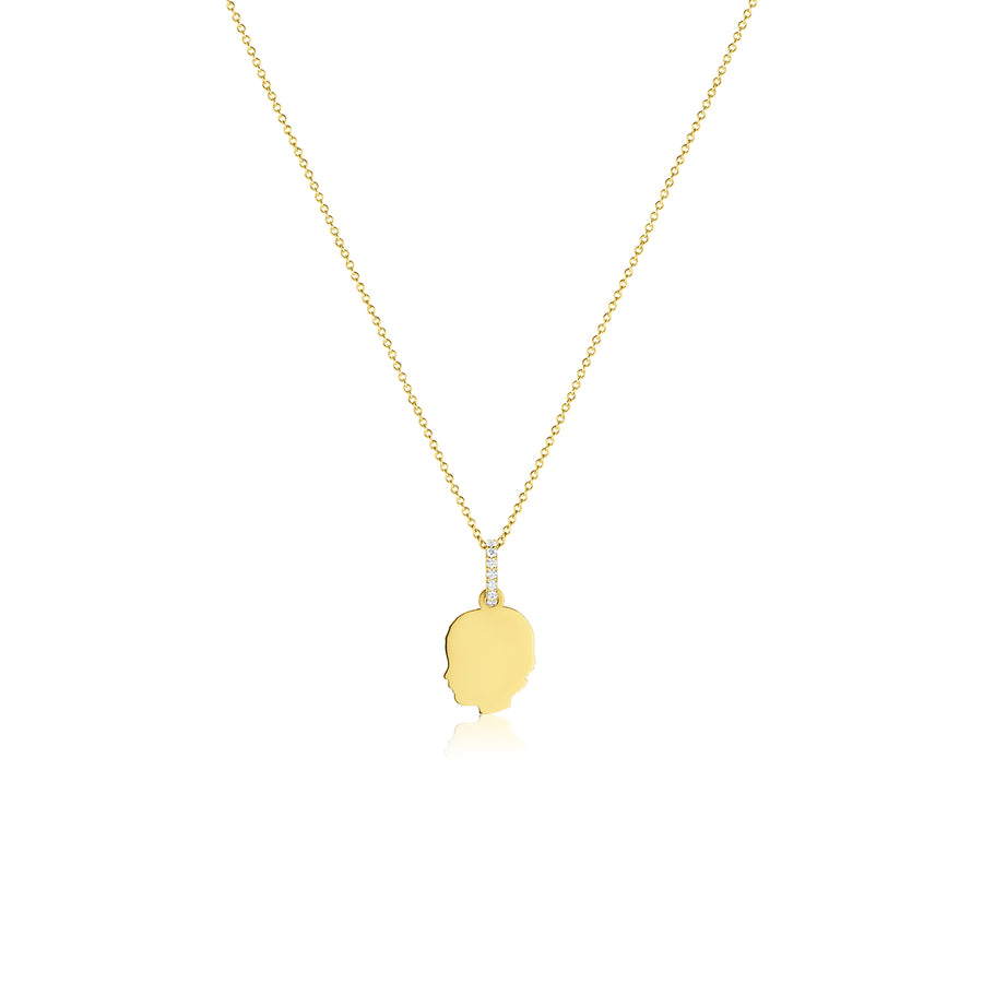 Simple Silhouette Necklace - Consider the Wldflwrs