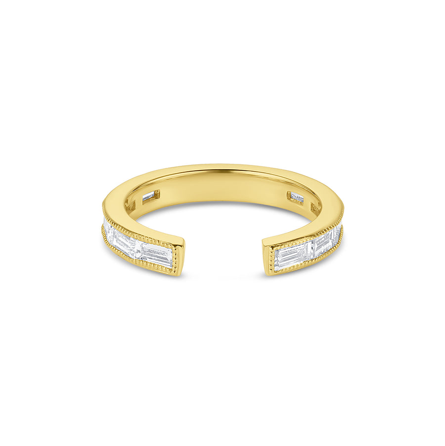 Large Baguette Cuff (Lab Grown) - Consider the Wldflwrs