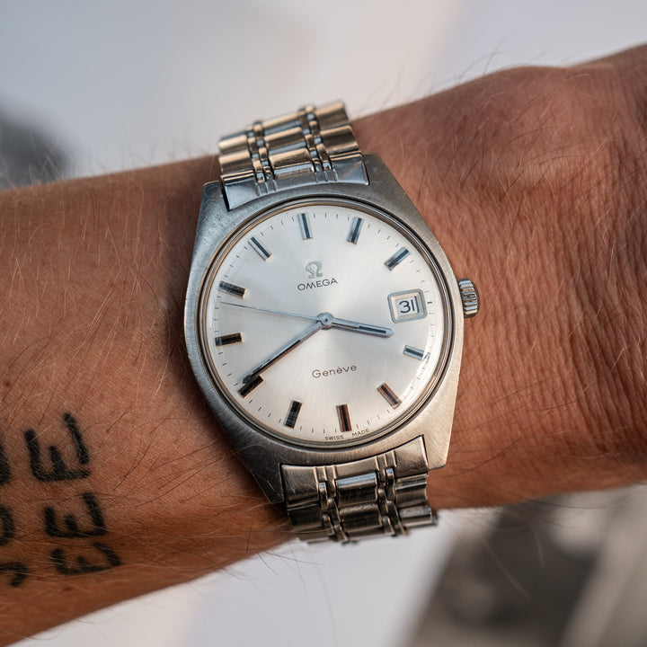 Omega Genève on Bracelet - Tonneau Shape