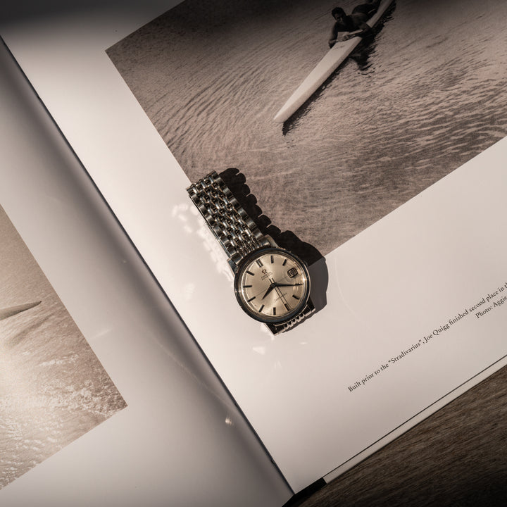 Omega Seamaster Crosshair Dial - Beads of Rice Bracelet