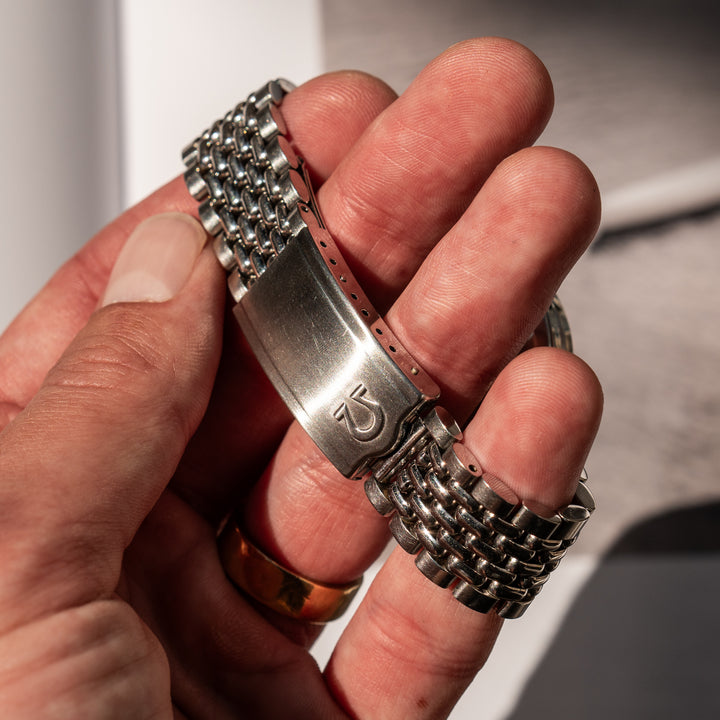 Omega Seamaster Crosshair Dial - Beads of Rice Bracelet