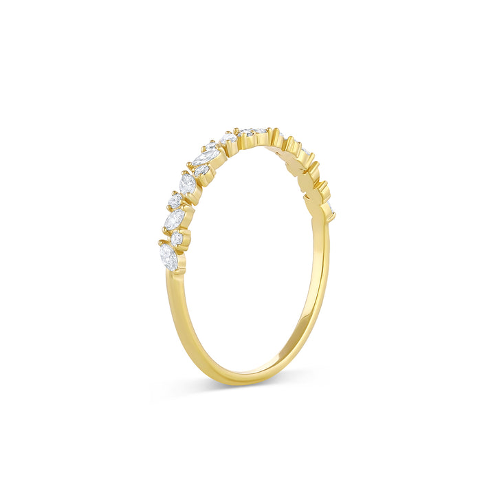 Petite Cluster Diamond Ring (Earth Mined) - Consider the Wldflwrs