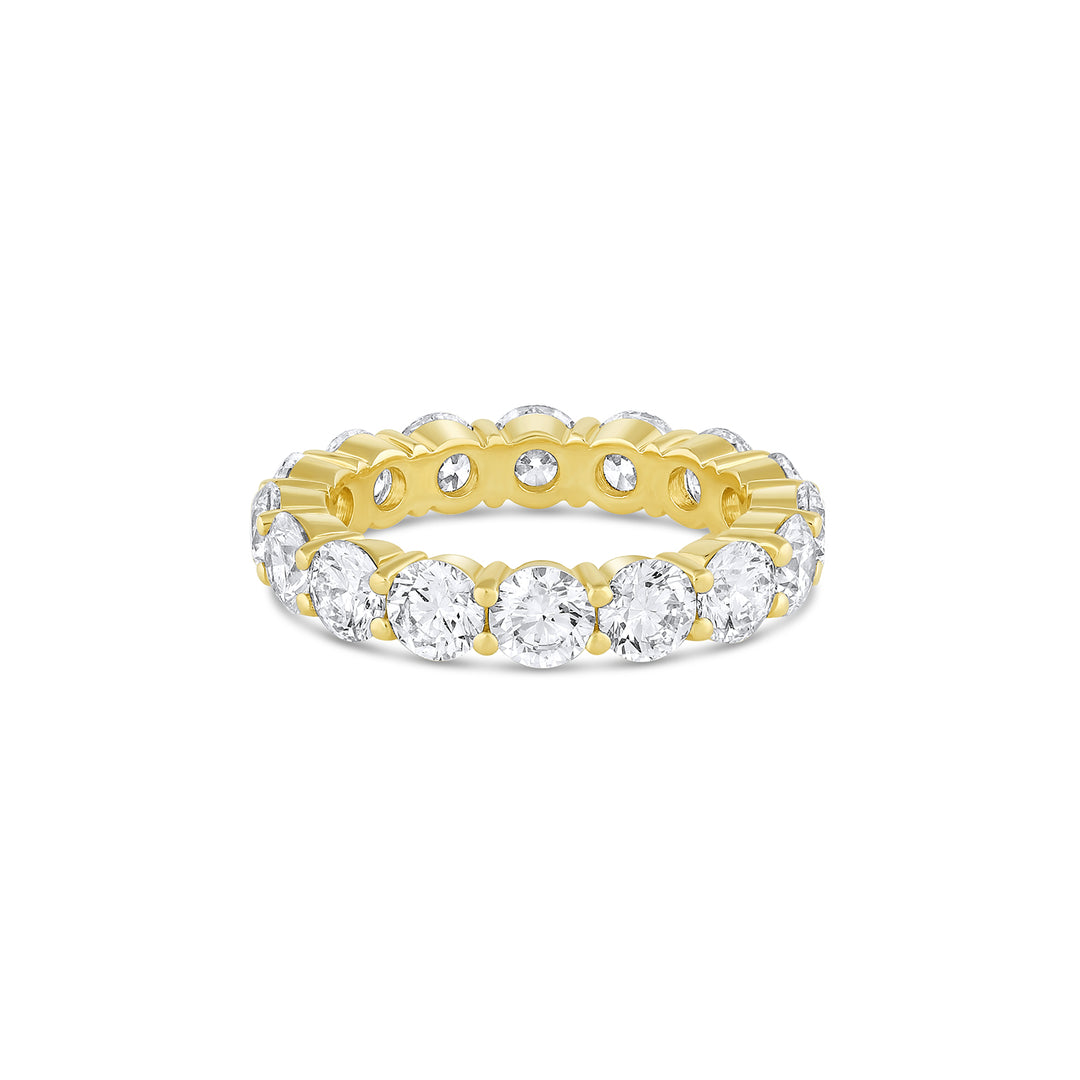 Round Cut Lab Grown Diamond Band (Eternity) - Consider the Wldflwrs