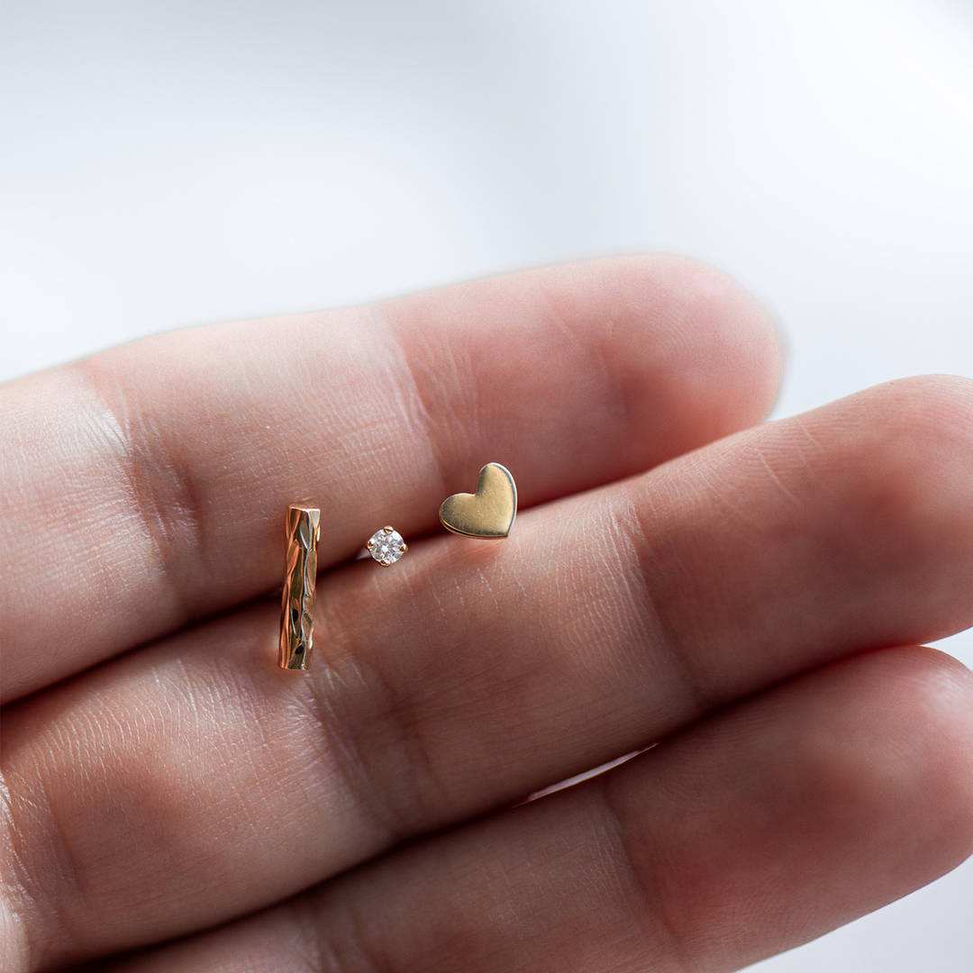 Micro Diamond Stud Earring - Consider the Wldflwrs