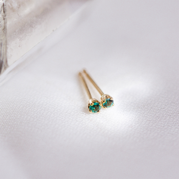 Micro Birthstone Stud Earring - Consider the Wldflwrs