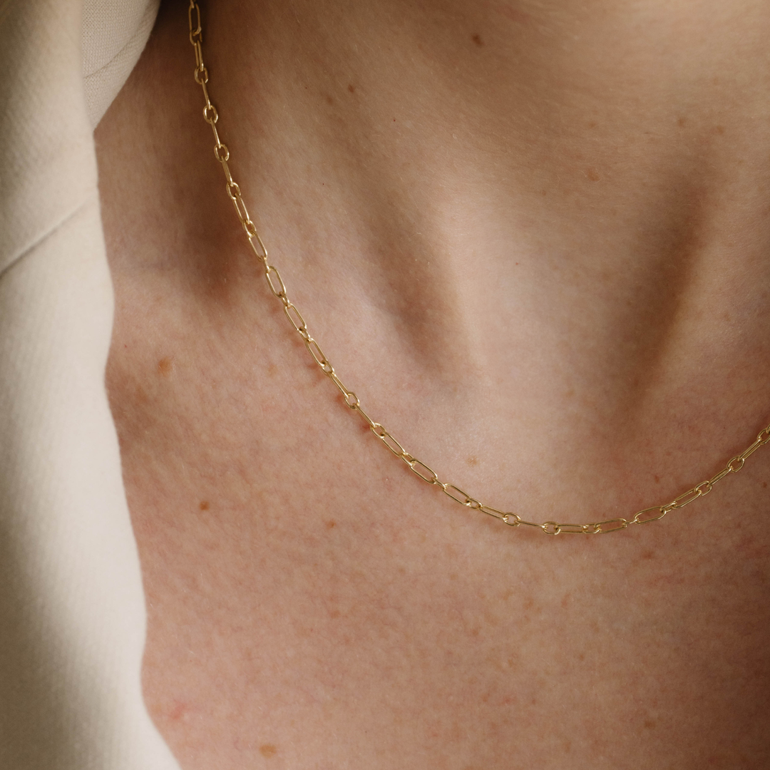 2.3mm Elongated Oval Link Chain - Consider the Wldflwrs