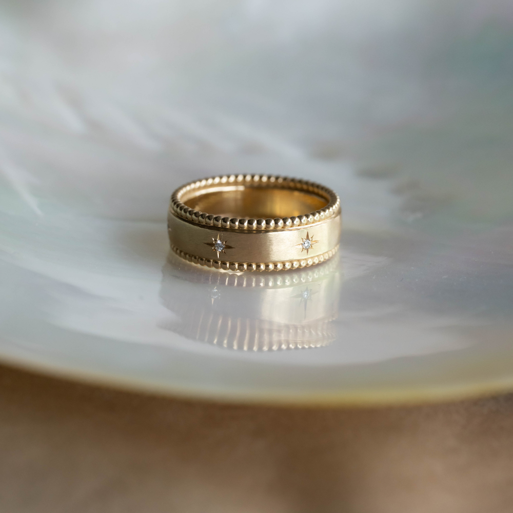 Starburst Double Seed Ring - Consider the Wldflwrs