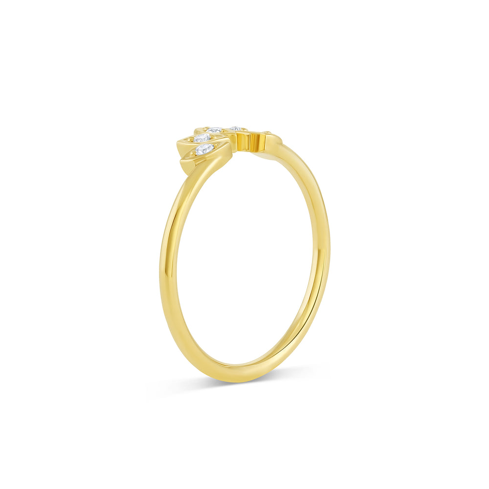 Water Lily Diamond Ring (Earth-Mined) - Consider the Wldflwrs