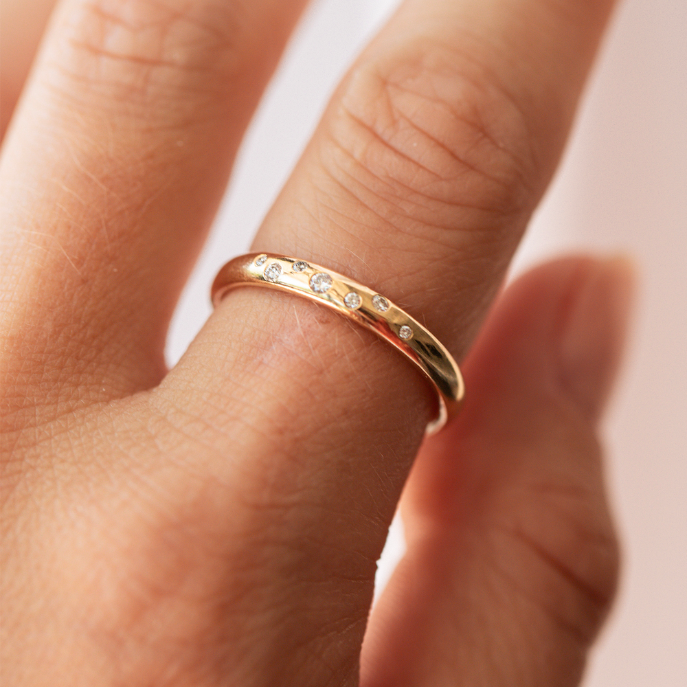 Midnight Band 3mm (Earth Mined) - Consider the Wldflwrs