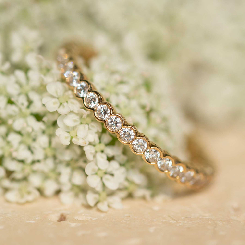 Pebble Diamond Eternity Ring (Lab Grown) - Consider the Wldflwrs