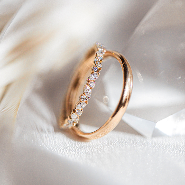 Petite Cluster Diamond Ring (Earth Mined) - Consider the Wldflwrs