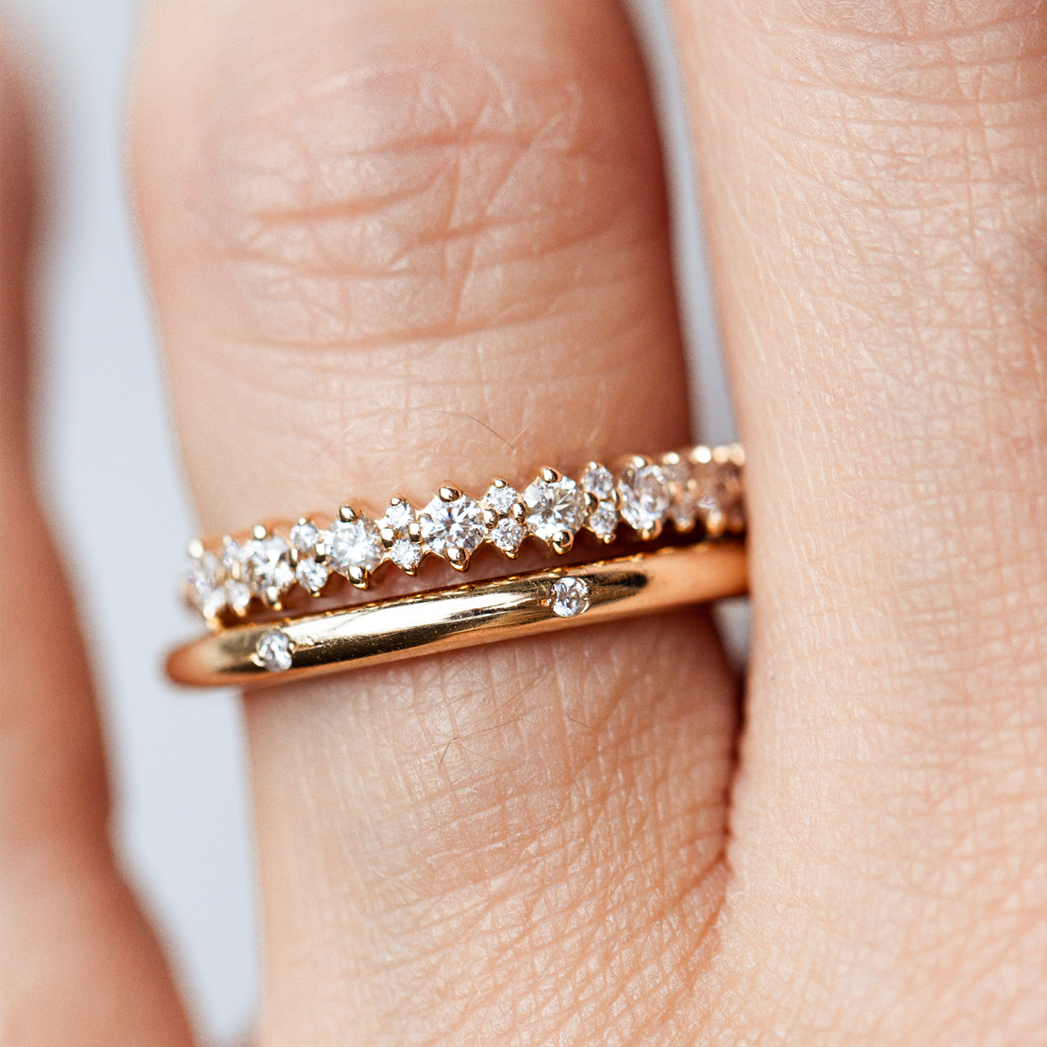 Petite Moonflower Diamond Ring (Earth Mined) - Consider the Wldflwrs