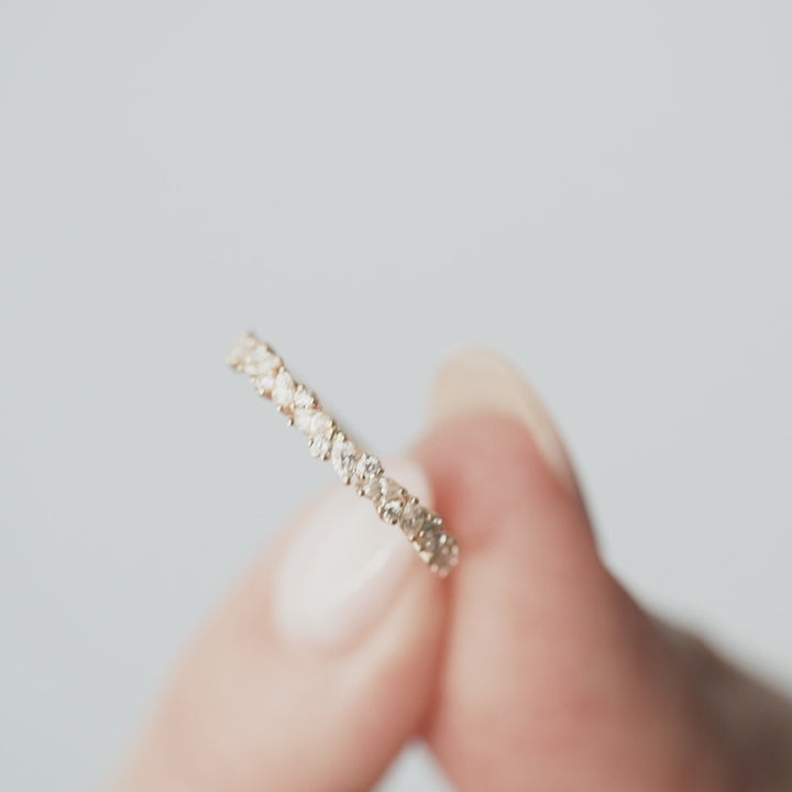 Petite Cluster Diamond Ring (Earth Mined) - Consider the Wldflwrs