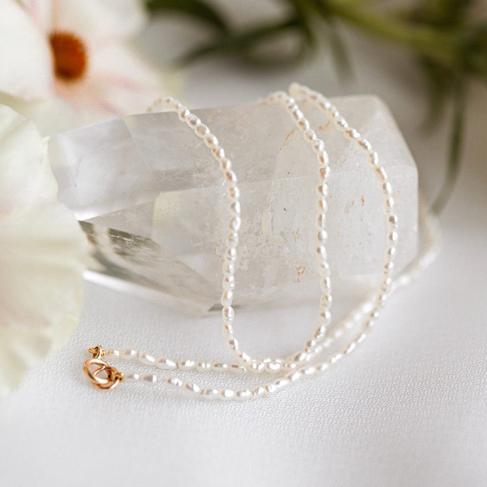 Freshwater Seed Pearl Necklace - Consider the Wldflwrs