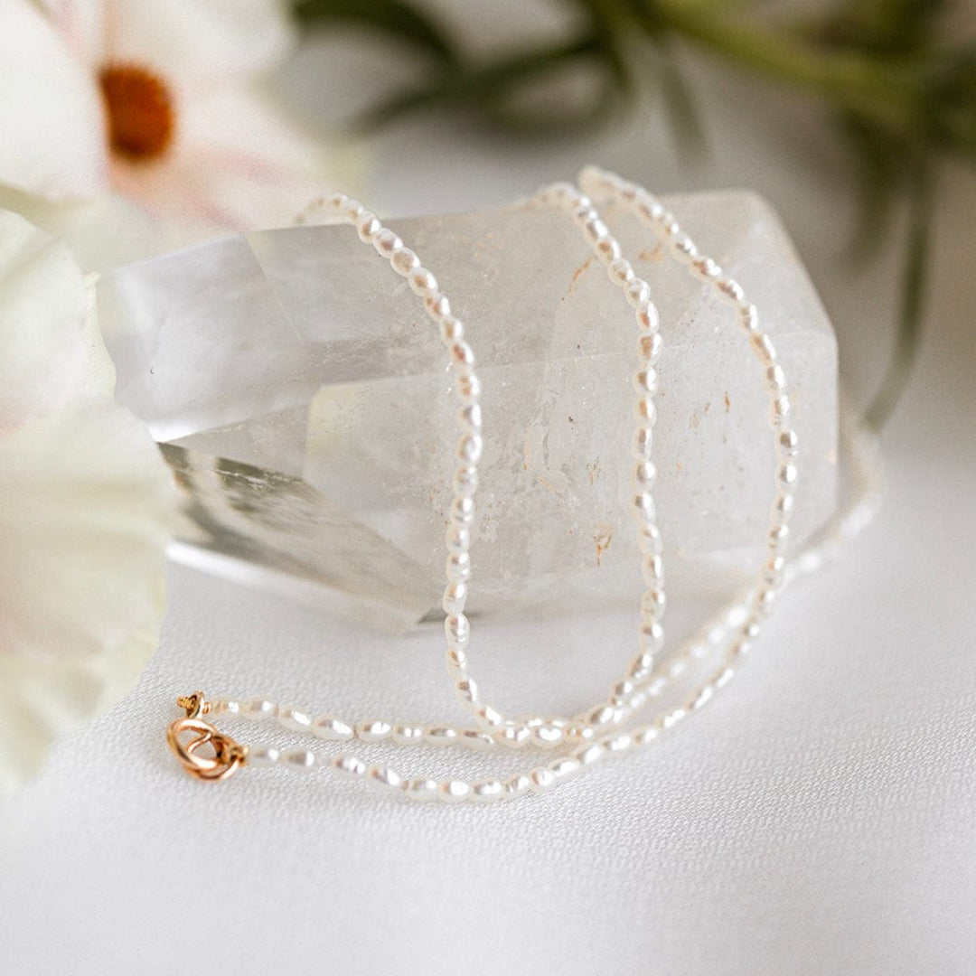 Freshwater Seed Pearl Necklace - Consider the Wldflwrs