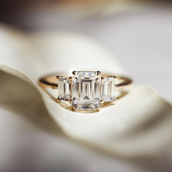 Holly Engagement Ring (Earth Mined Side Diamonds) - Consider the Wldflwrs