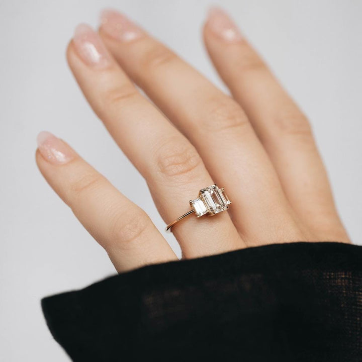 Holly Engagement Ring (Earth Mined Side Diamonds) - Consider the Wldflwrs